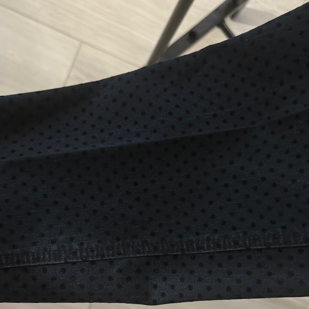 Black Polka Dot Fabric jeans